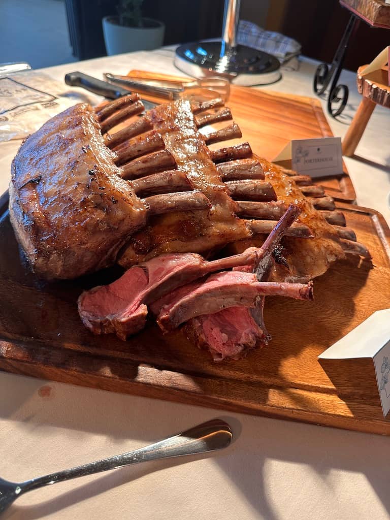 Rack of lamb.